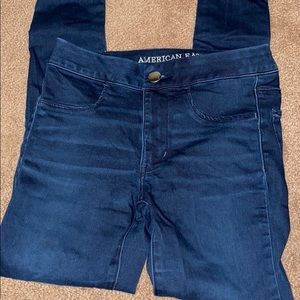 American Eagle Extreme Jegging Dark Blue Jeans